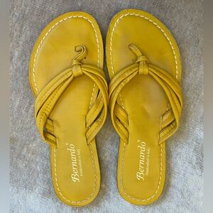 Bernardo Yellow Sandals